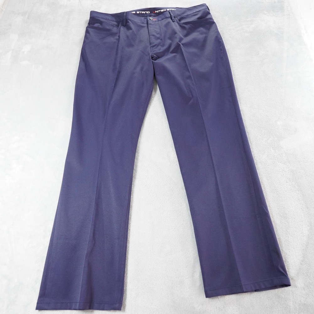 RLX Ralph Lauren Golf Pants Men 38x30Blue United States USA Tailored Fit Stretch
